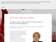 Tablet Screenshot of gudrun-traumann.com